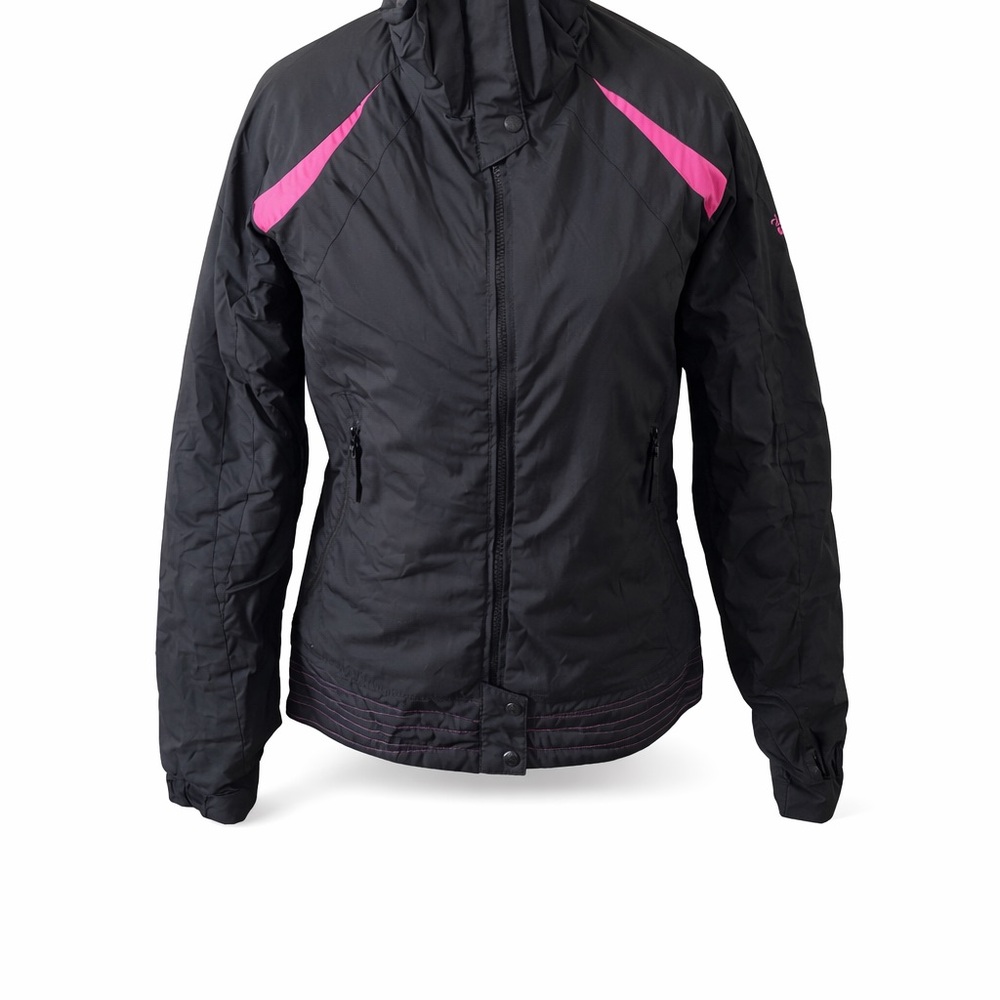 Columbia Girls XL 14/16 Black Pink Waterproof Ski Jacket